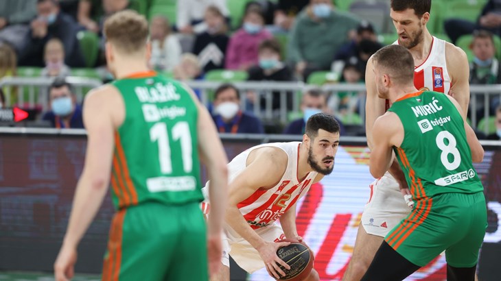 Zvezda u posljednjim trenucima iščupala pobjedu u Ljubljani i odvojila se na vrhu