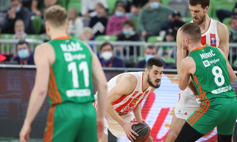 Zvezda u posljednjim trenucima iščupala pobjedu u Ljubljani i odvojila se na vrhu