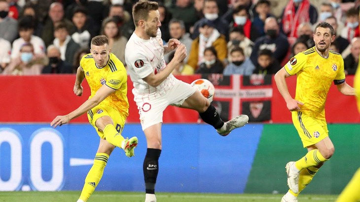 Loša završnica prvog poluvremena odvela Dinamo u poraz u Sevilli