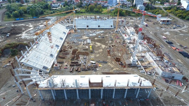Osijek promijenio izvođača radova na stadionu na Pampasu