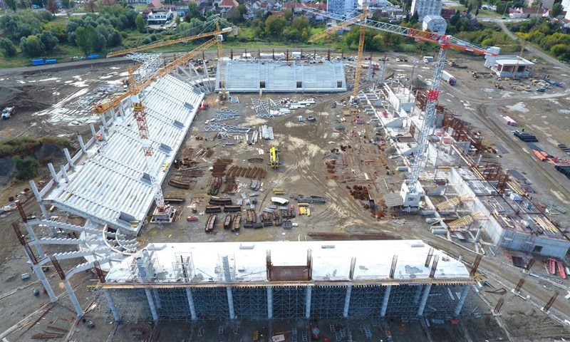 Osijek opet pomaknuo rok za dovršenje Pampasa, završetak radova očekuje se do kraja godine