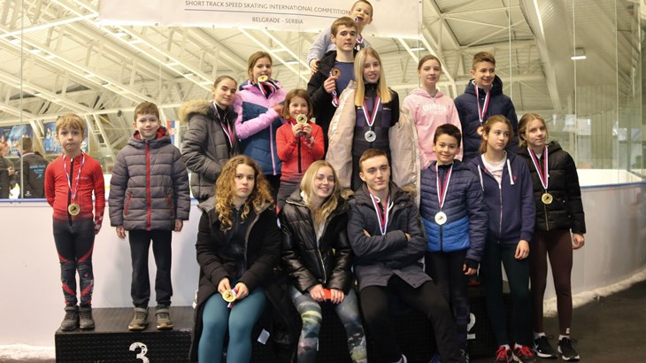 Mladi hrvatski brzoklizači ponijeli čak 13 medalja iz Beograda