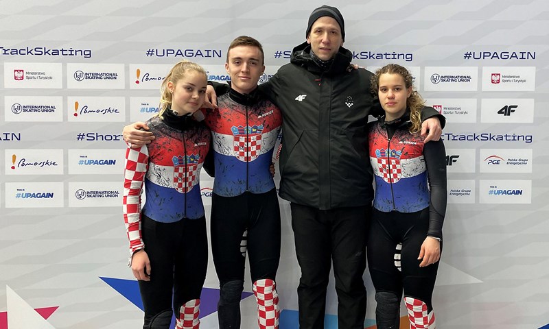 Hrvatski juniori na SP-u u brzom klizanju na kratkim stazama popravljali osobne rekorde