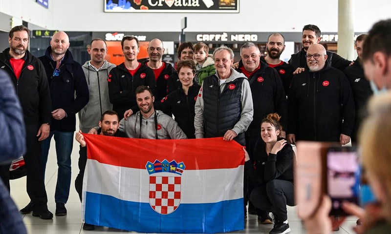 Hrvatski paraolimpijci dočekani na aerodromu po povratku iz Pekinga