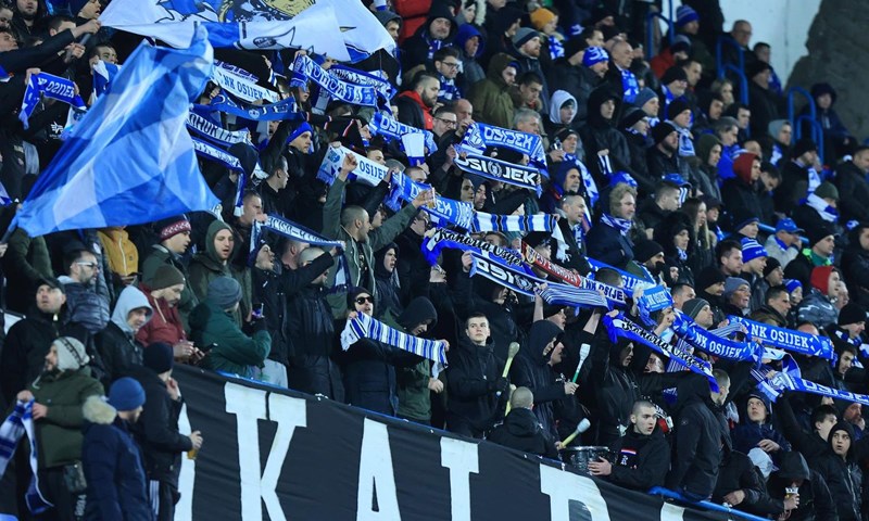 Osječani za dvoboj s Hajdukom koriste 50 posto kapaciteta stadiona, COVID potvrde nisu potrebne