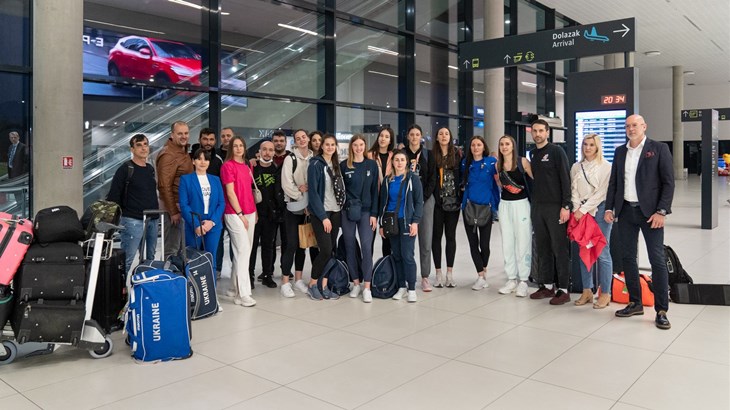 Ukrajinske odbojkašice doputovale u Hrvatsku na jednomjesečne pripreme