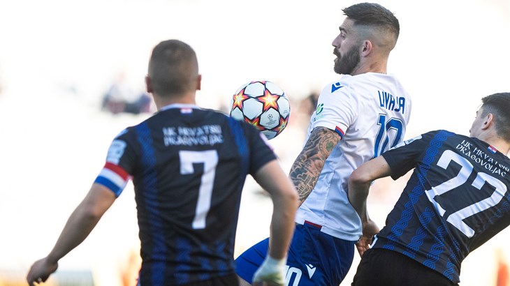 Hajduk pogotkom Livaje teškom mukom svladao Dragovoljac i poslao ga u Drugu HNL