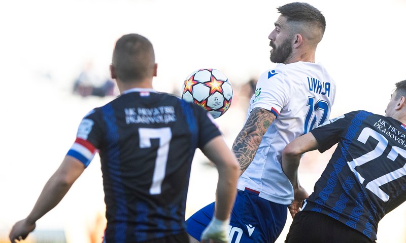 Hajduk pogotkom Livaje teškom mukom svladao Dragovoljac i poslao ga u Drugu HNL