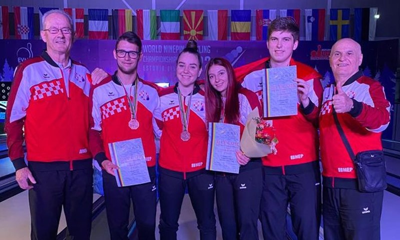 Mladi hrvatski kuglači i kuglačice uzeli dvije bronce na SP u Estoniji