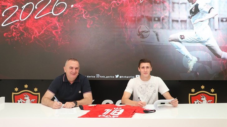 Patrik Jug nakon debija i šest nastupa u prvoj ekipi Gorice potpisao prvi profesionalni ugovor
