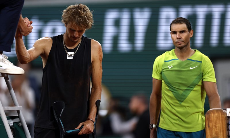 Zverev je imao pravo s crnim prognozama, popucalo nekoliko ligamenata u stopalu