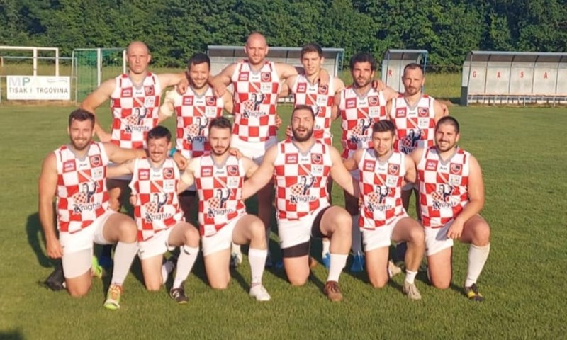 Hrvatska reprezentacija u australskom nogometu ide po zlato na Europskom kupu