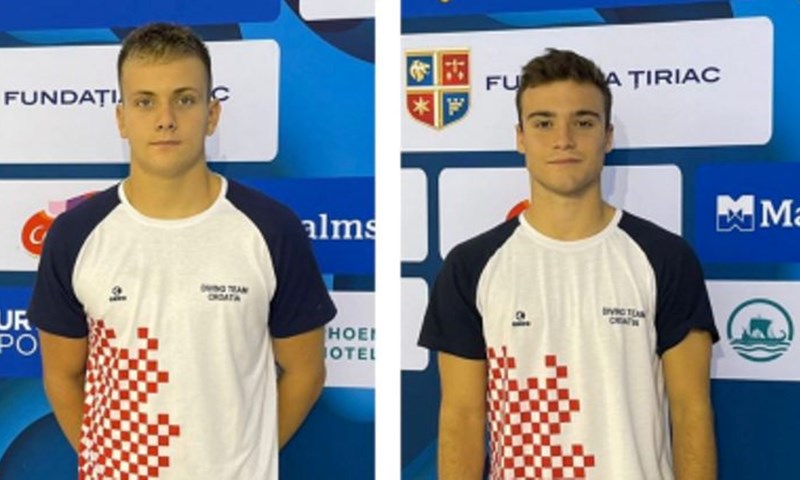 Nevešćanin i Ledinski među deset najboljih na juniorskom EP u skokovima za vodu