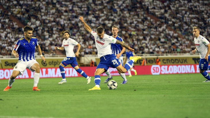 Awaziem i Grgić iz prekida dovoljni Hajduku za treće slavlje sezone