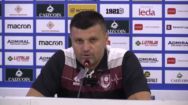 Trener Sarajeva održao lekciju nakon pitanja o pritiscima: 'Nama je najveća sreća tuđa nesreća'