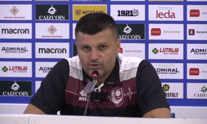 Trener Sarajeva održao lekciju nakon pitanja o pritiscima: 'Nama je najveća sreća tuđa nesreća'
