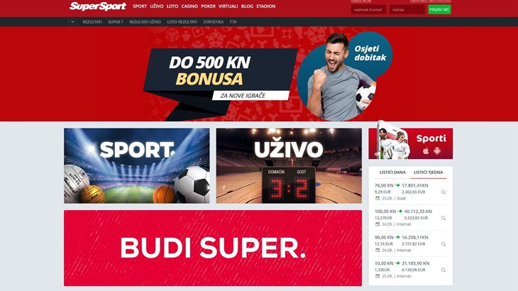 Iskustvo klađenja u SuperSport kladionici