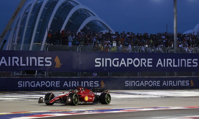 Charles Leclerc najbrži na trećem treningu u Singapuru