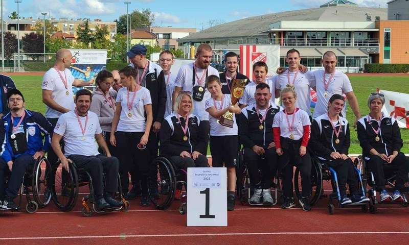 PAK Uspon osvojio ekipno prvenstvo Hrvatske u paraatletici