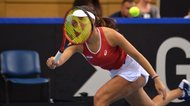 Petra Marčinko lako do pobjede i četvrtfinala turnira u Rimu