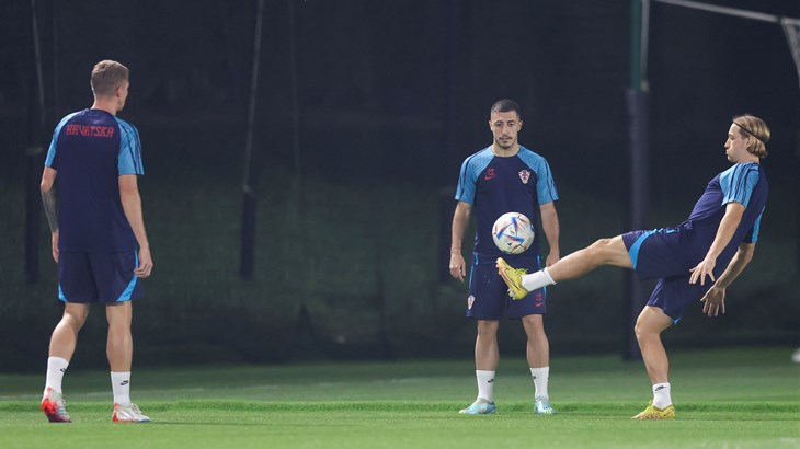 Vida zasebno trenirao uoči Kanade, ostali svi u pogonu