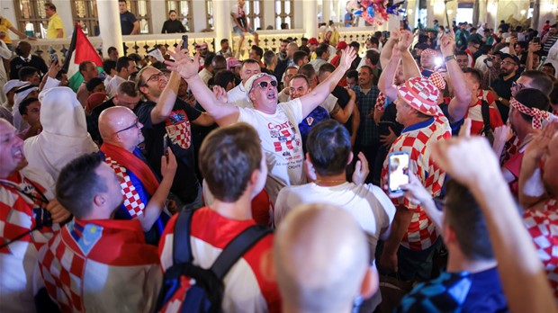 Hrvatski navijači organizirali veliki hrvatski party večer uoči susreta s Kanadom