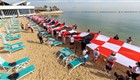 Divovska hrvatska navijačka zastava još jednom osvanula na plaži u Dohi