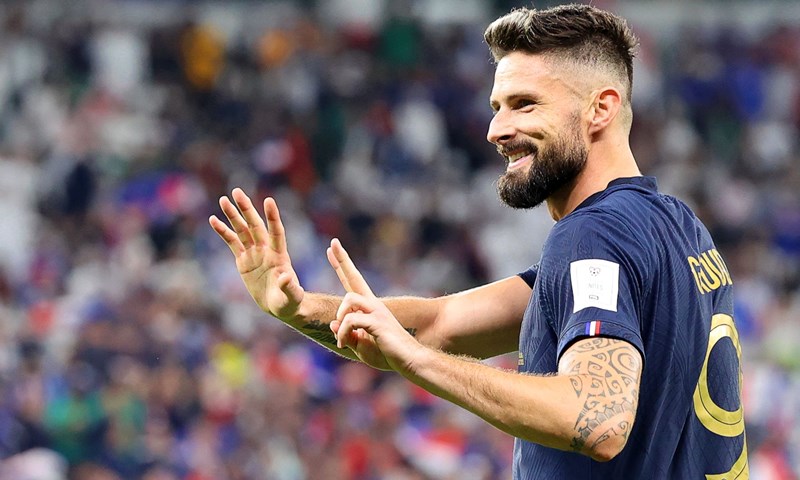 Giroud: 'Ponosan sam što sam srušio Henryjev rekord, a još posebnije je jer je stiglo na SP-u'