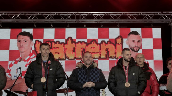 Velika Gorica dočekala Budimira i Brozovića: 'Ovo je za povijest, vrhunac je biti dio toga'