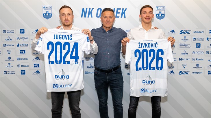 Svečano u Gradskom vrtu: Jugović produžio ugovor, Živković potpisao prvi profesionalni