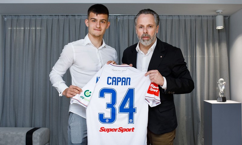 Marko Capan produžio ugovor s Hajdukom: 'Jako sam sretan'