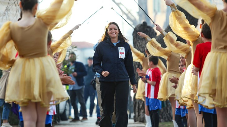 Priređen doček Dini Levačić: 'Meni je ovo što radim moj normalan život otkad znam za sebe'