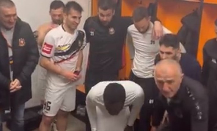 FANATIK: Totalna ludnica u goričkoj svlačionici nakon slavlja na Šubićevcu