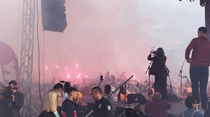 [VIDEO] Riva se "zapalila" kad su stigli Bili tići