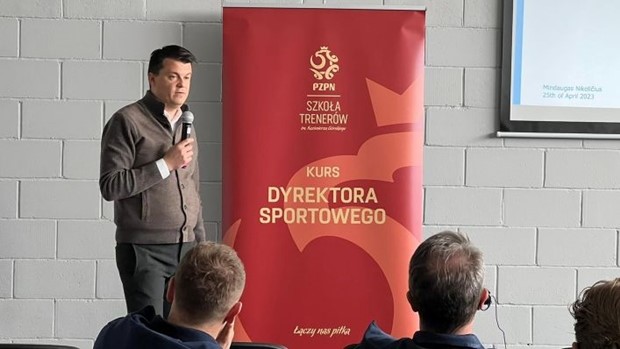 Mindaugas Nikoličius održao predavanje na okupljanju sportskih direktora poljskih klubova