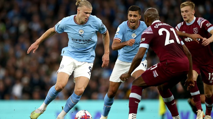 Manchester City i rekordni Haaland preko West Hama do vrha