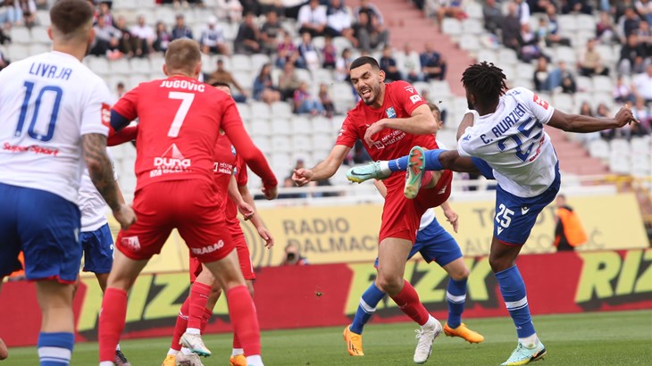 Raspoloženi Hajduk lakoćom slavio protiv vrlo nesigurnog Osijeka