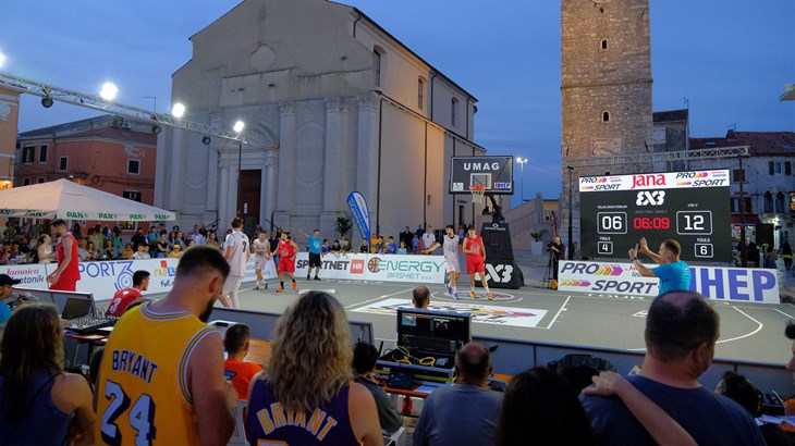 Najbolji hrvatski 3×3 igrači borili se u finalu turnira u Umagu, nagrade dijelio Zlatko Mateša
