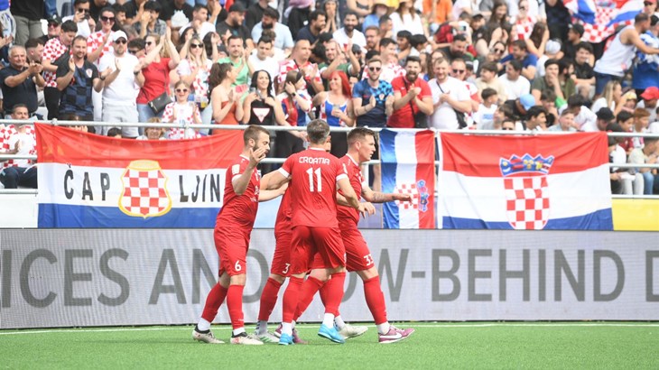 Hrvatska socca reprezentacija visoko slavila protiv Sirije za kraj grupne faze