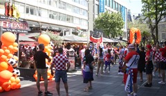 Hrvatski navijači okupirali središte Rotterdama