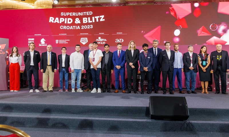 Šahovska elita okupila se u Zagrebu na 2023 SuperUnited Rapid & Blitz Croatia
