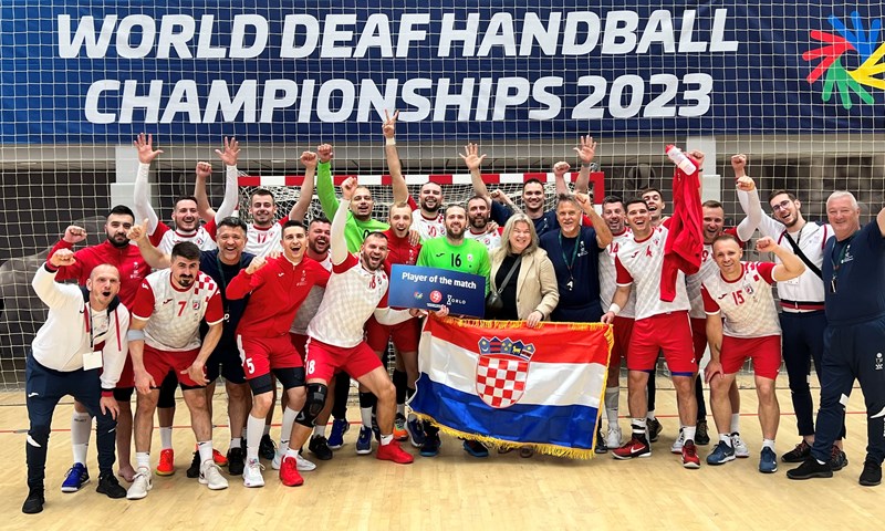 Hrvatski gluhi rukometaši uvjerljivo do pobjede protiv Turske