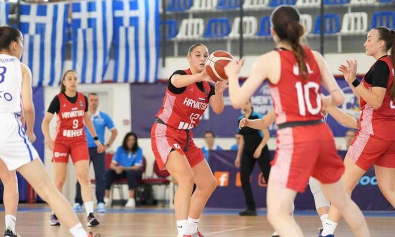 Hrvatske košarkašice pobjedom protiv Grčke osvojile 9. mjesto na U20 Europskom prvenstvu