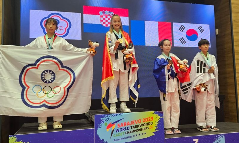 Petra Uglešić nova svjetska kadetska prvakinja u taekwondou