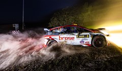 Njemačka posada nakon pogreške branitelja naslova vodi uoči drugog dana Rallyja Kumrovec