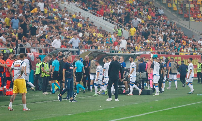 Kaos u Bukureštu završio pobjedom Rumunja protiv Kosova