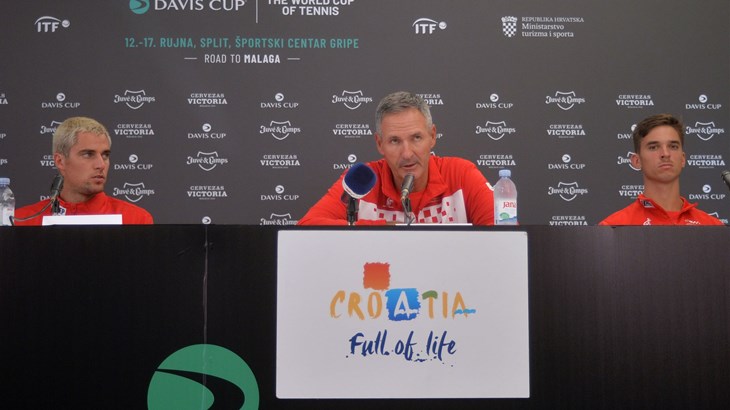 Hrvatska protiv Nizozemske za kraj splitskog turnira, Ajduković ulazi u singlu