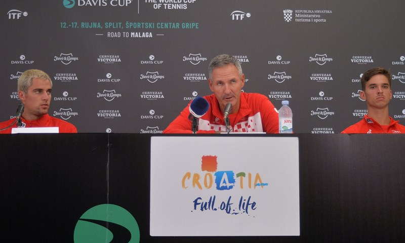 Hrvatska protiv Nizozemske za kraj splitskog turnira, Ajduković ulazi u singlu