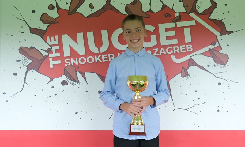 Tadija Matijašević, beogradsko 'čudo od djeteta', osvajač Goinfo Snooker Zagreb Opena