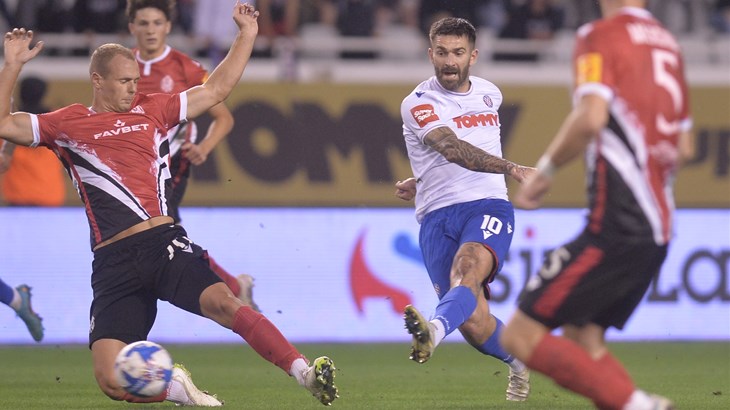 SAŽETAK: Hajduk pogotkom Sahitija svladao Lokomotivu